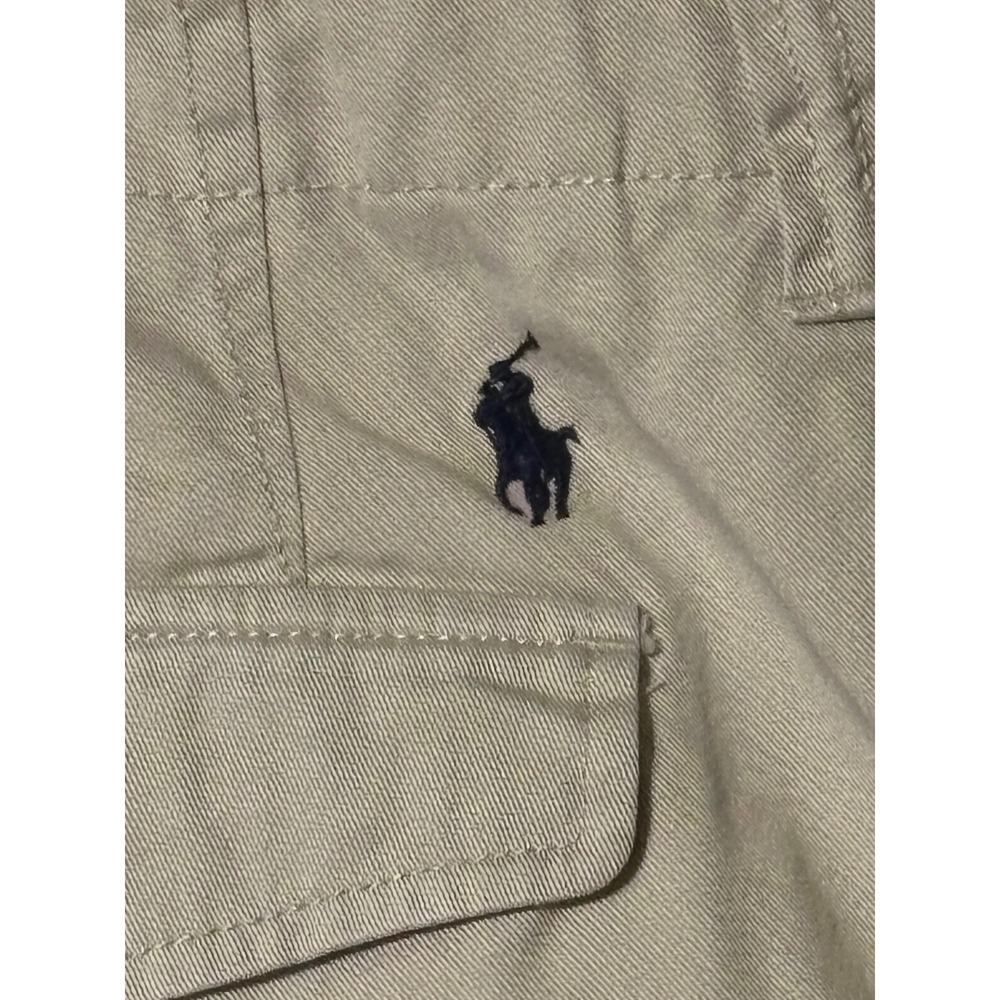Polo Ralph Lauren Mens 40 Cargo Shorts Khaki Relaxed Fit Cotton - Picture 3 of 6
